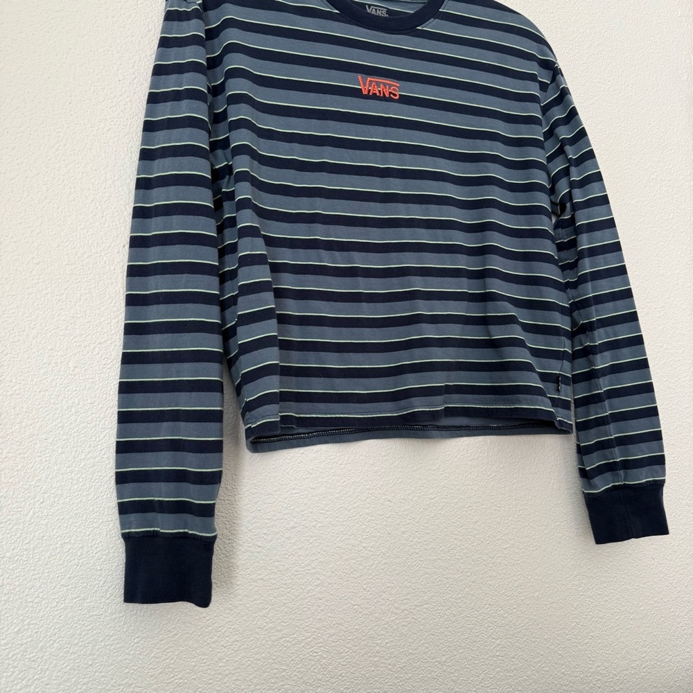 Vans Striped Long Sleeve Shirt - Size XS - Picture 5 of 6